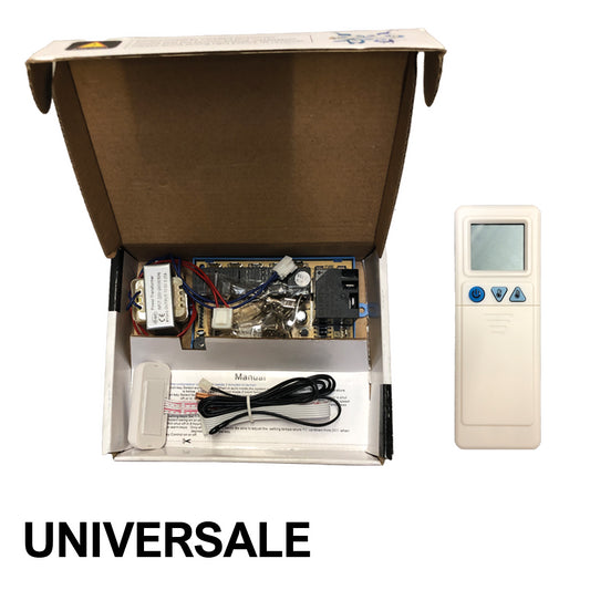 Universal remote control plus card for split air conditioners - ON-OFF technology