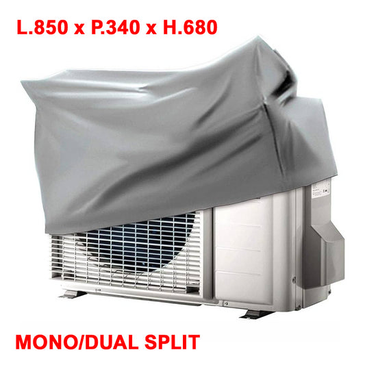 Telo cappottina copri climatizzatore mono e dual split - L.850 x P.340 x H.680 (mm)