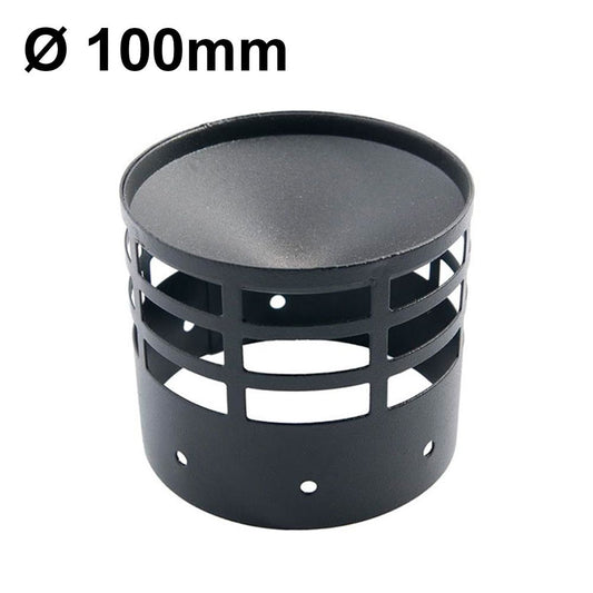 Flue grill terminal for pellet stoves Ø 100 mm