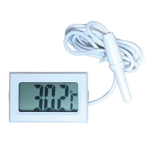 Digital thermometer with 100 cm cable probe - range -50°C +70°C