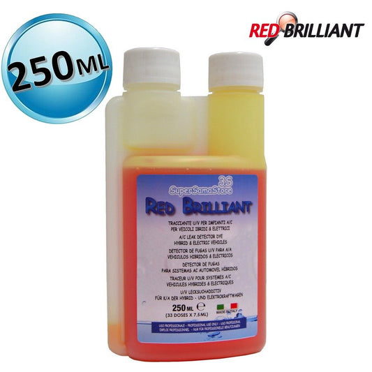 Tracciante U/V RED BRILLIANT 250 ML per climatizzatore veicoli ibridi ed elettrici