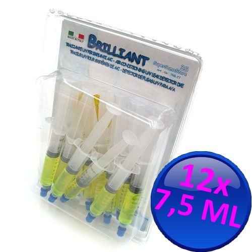 Tracciante UV BRILLIANT fluorescente - 12 cartucce da 7,5 ML