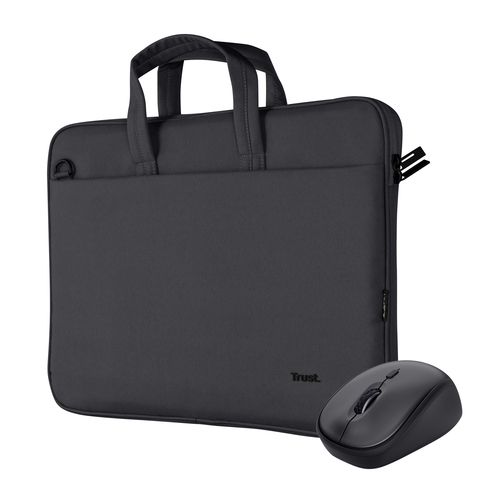 TRUST BORSA E MOUSE BOLOGNA, NERO