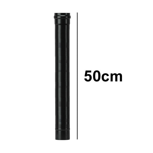 50 cm black flue pipe for pellet stoves Ø 10 cm