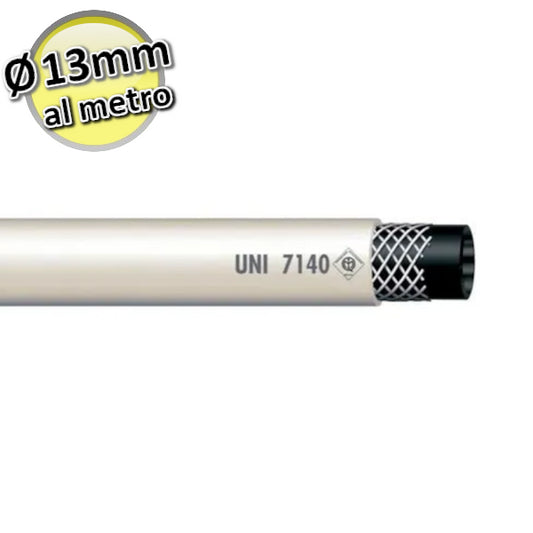 Tubo in gomma per gas METANO Ø 13 mm - UNI-CIG 7140/72 - PREZZO AL MT