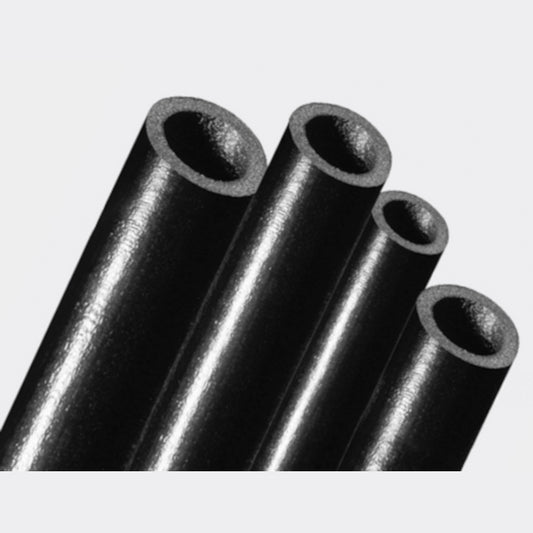 Tubo isolante termico antigraffio in polietilene espanso spessore 10 mm x Ø interno 43 mm Lunghezza 2 MT - POLISOLAN RIVESTITO P