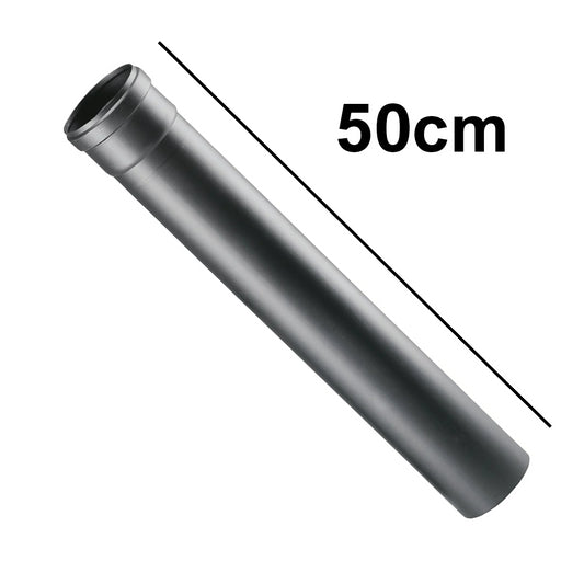 50 cm linear pipe in BLACK PPs Ø 60 mm for condensing boiler flue gases