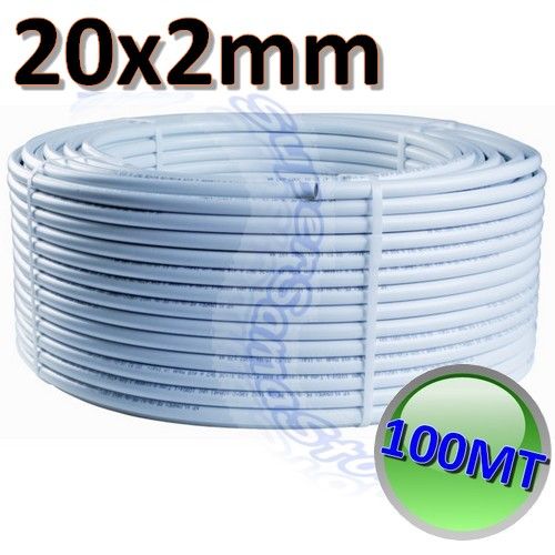 Bare multilayer pipe without insulation for water Ø 20x2 mm - 100 m roll