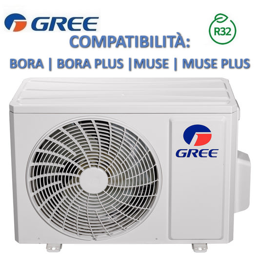 Unità esterna mono R32 BORA - BORA PLUS - MUSE - MUSE PLUS Gree 12000 Btu 3,5 Kw (GREE10160)
