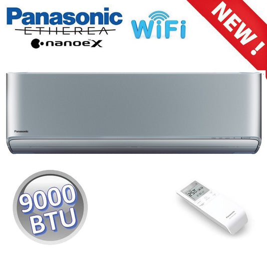 ETHEREA silver indoor unit with integrated WIFI, 9000 BTU, for single/multi-system R32 systems - Z series