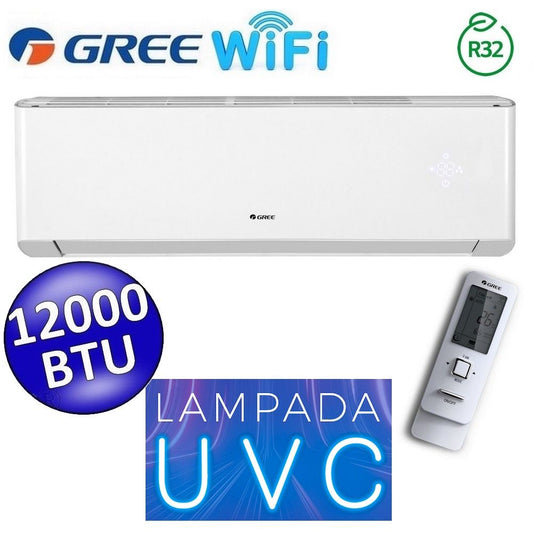 Gree 12000 Btu split R32 AMBER PLUS WiFi indoor unit (GREE10181) UVC sterilization lamp
