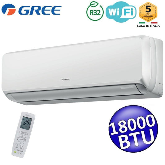 Unità interna R32 Gree FULI WiFi 18000 btu 5.0 Kw per sistema mono e multi (GREE10212)