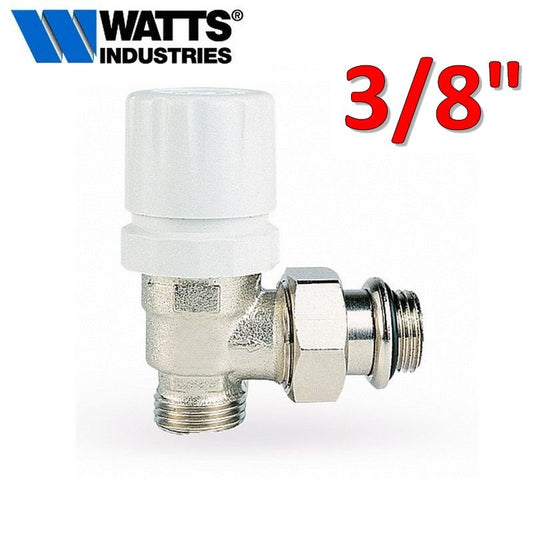 Valvola 3/8'' squadra attacco rame multistrato per calorifero termostatizzabile WATTS