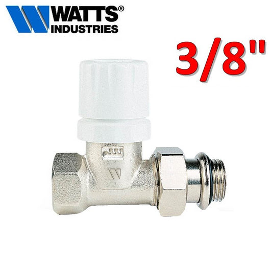 Valvola 3/8'' dritta attacco ferro per calorifero termostatizzabile WATTS