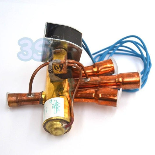 4-way reverse cycle valve for heat pumps - 1/2 / 5/8 - mm 12.8 / 16.2