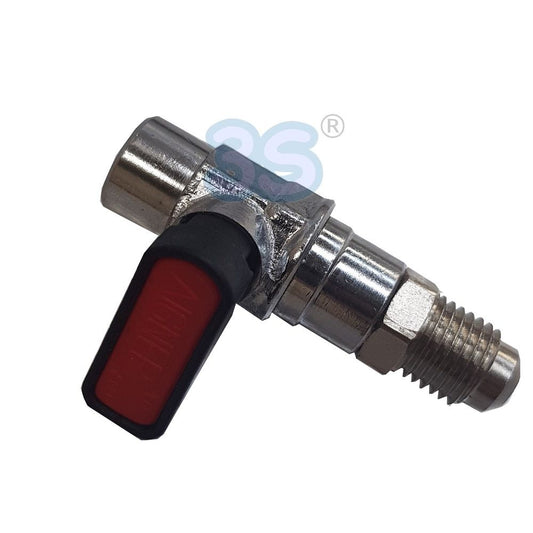 Valvola a sfera rubinetto maschio maschio 1/4 sae x femmina 1/8 passo gas