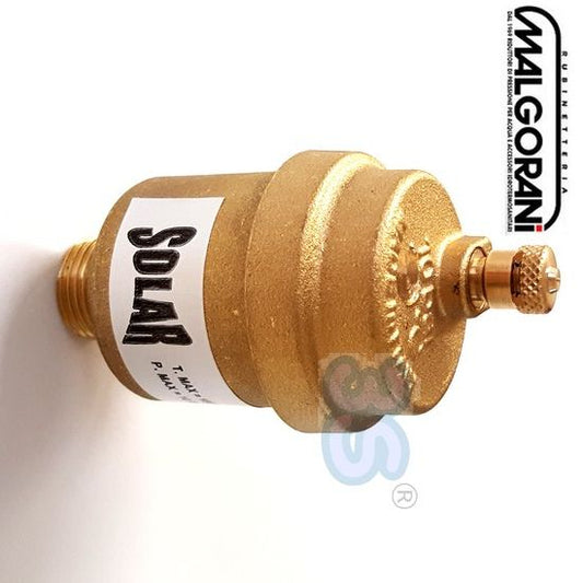 Automatic air vent valve for solar systems, 3/8'' connection