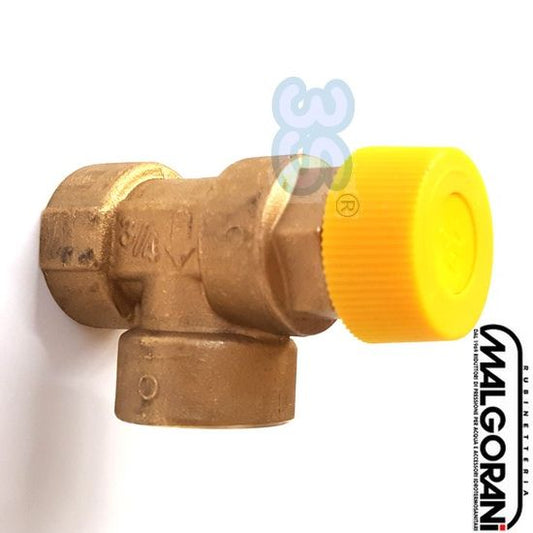 SOLAR safety valve for solar systems, 3 bar - FF 1/2x3/4
