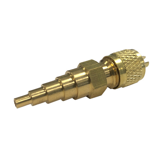Multi-size weld-on service valve - 1/4'' SAE outlet
