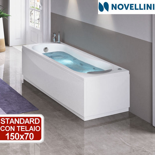 Bathtub - standard with frame and panels - Novellini Calypso 150x70 cm