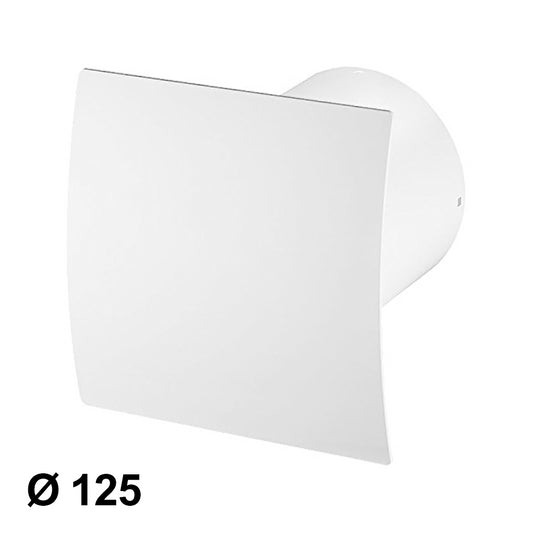 Ø 125mm domestic extractor fan - white mask