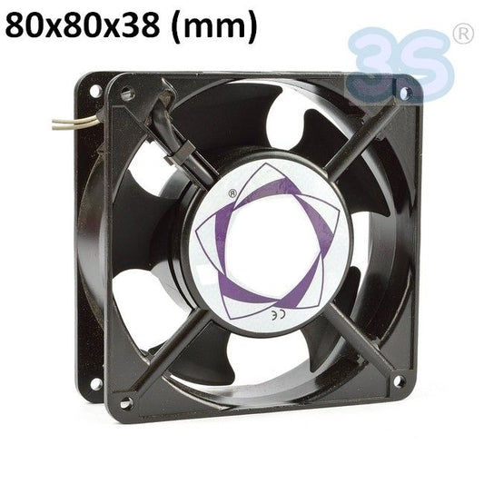 Axial cooling fan 80x80x38 mm 230V