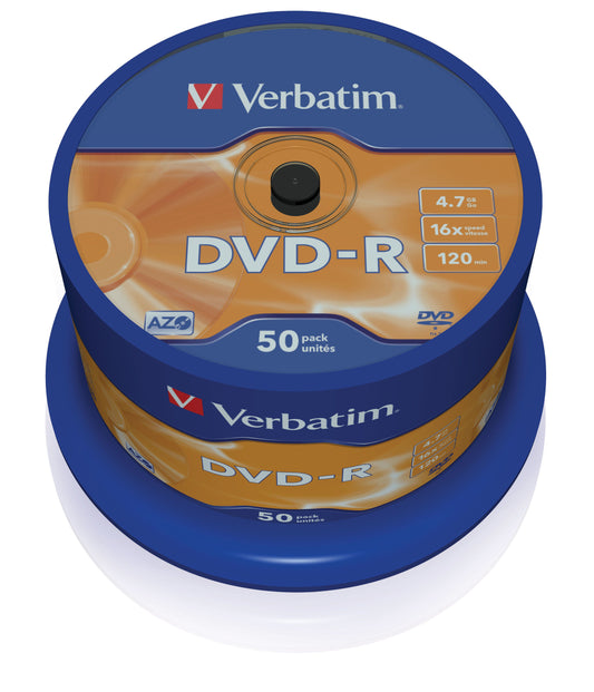 Verbatim DVD-R Matt Silver 4,7 GB 50 pz