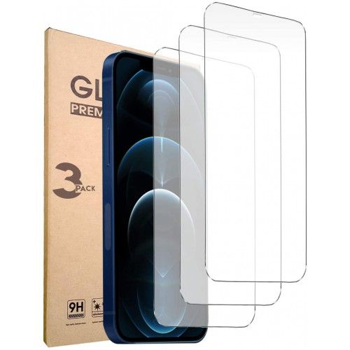 TEMPERED GLASS FOR IPHONE 12 MINI 3-PIECE PACK