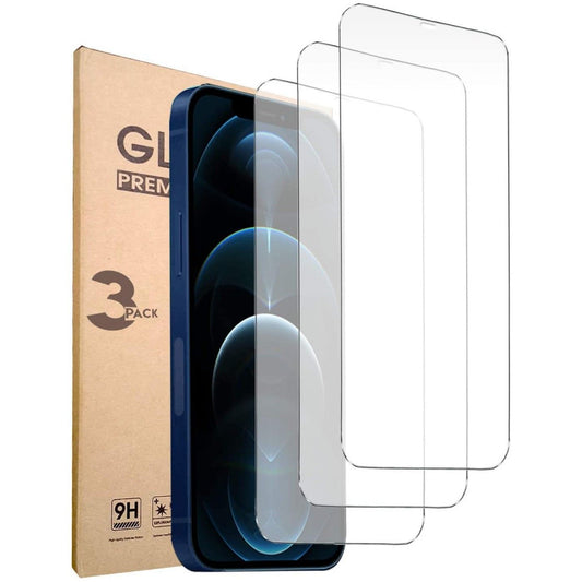 TEMPERED GLASS FOR IPHONE 12 PRO MAX 3-PIECE PACK