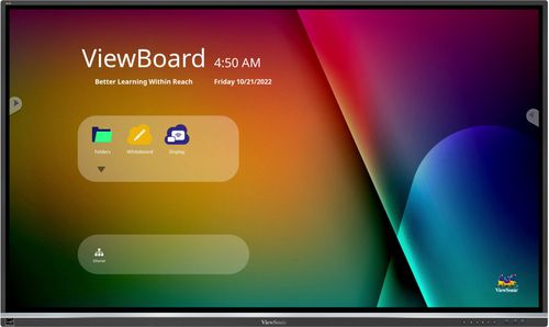 VIEWSONIC DISPLAY TOUCH INTERATTIVO 75 16:9 4K UHD, 8GB RAM / 64GB STORAGE, HDMI, 20 PUNTI TOCCO, MULTIMEDIALE, ANDROID 11 - CHI