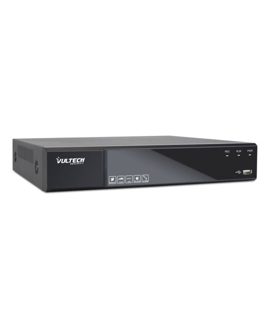 VULTECH SECURITY NVR 4 CANALI POE  FINO A 5MPX H.265 HDMI P2P CLOUD 1 HD