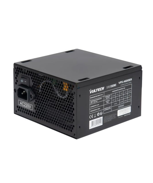 Vultech VPS-A600ER alimentatore per computer 600 W 24-pin ATX ATX Nero
