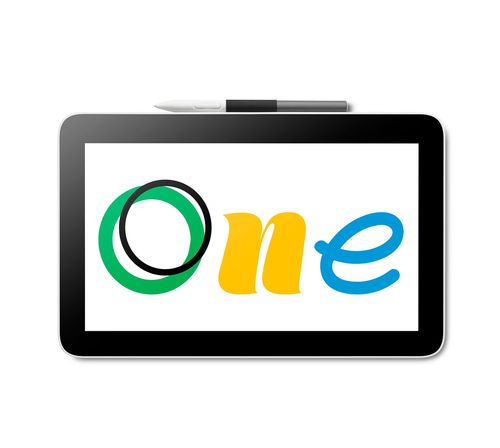 WACOM ONE 12 2540LPI White Graphics Tablet