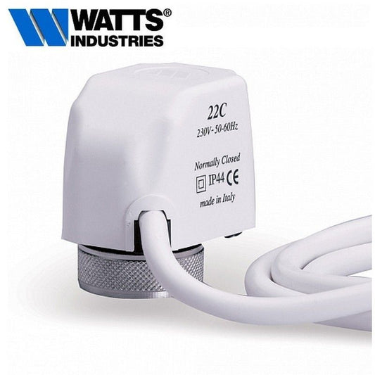 Watts Cazzaniga attuatore elettrotermico compatto 22C 230V nc 4 fili