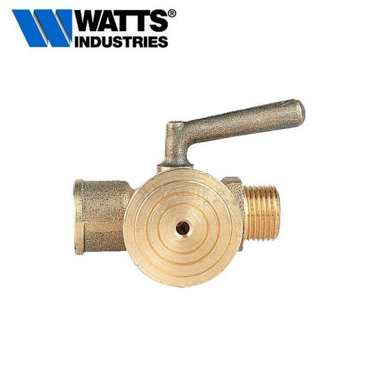 WATTS - Rubinetto portamanometro M-F da 1/4'' con flangia di controllo ø 40 mm