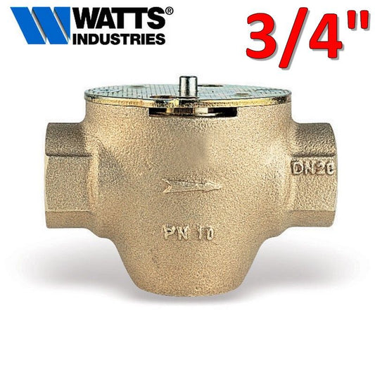 WATTS Valvola a zona a 2 vie in bronzo F-F 3/4