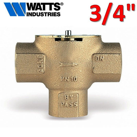 WATTS Valvola a zona ARCA a 3 vie in bronzo F-F-F 3/4