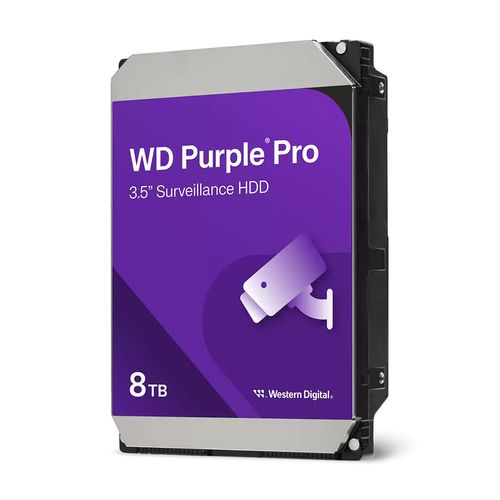 WESTERN DIGITAL HDD PURPLE 8TB 3.5 7200RPM SATA 6GB/S BUFFER 256MB