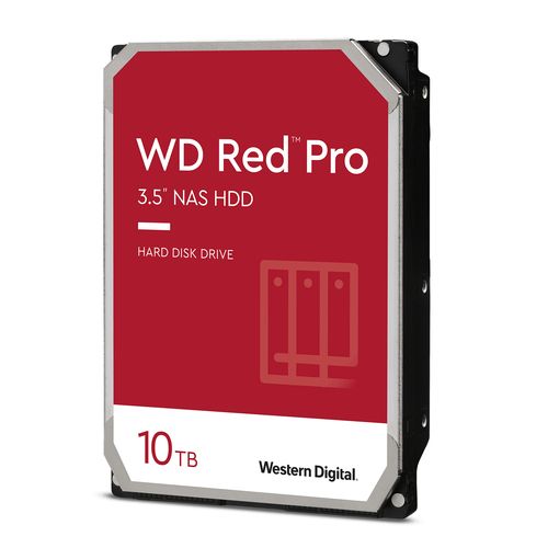 WESTERN DIGITAL HDD RED PRO 10TB 3.5 7200RPM SATA 6GB/S BUFFER 256MB ** REFURBISHED **