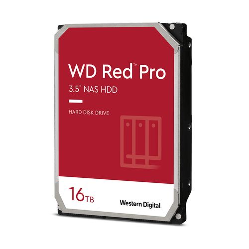 WESTERN DIGITAL HDD RED PRO 16TB 3.5 7200RPM SATA 6GB/S BUFFER 512MB ** REFURBISHED **